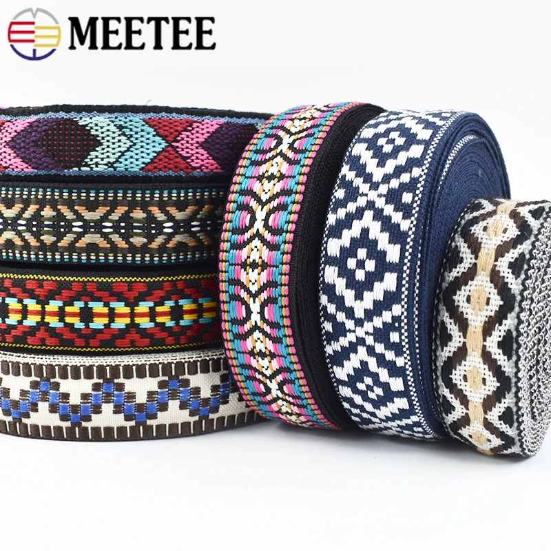 2/5Meters 30/38mm Jacquard Webbing Bag Straps Polyester Cotton Ribbon Garment Bias Binding Tape DIY Fabric Sewing Accessories
2/5Meters 30/38mm Jacquard Webbing Bag Straps Polyester Cotton Ribbon Garment Bias Binding Tape DIY Fabric Sewing Accessories