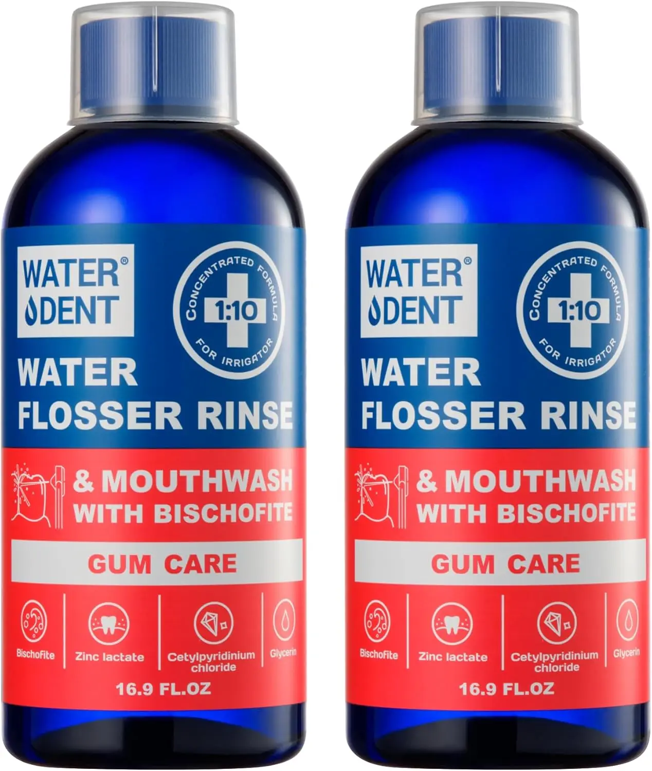 Water Flosser Rinse & Mouthwash for Gum Care – Apple Mint, 2 Pack, 33.8 fl oz
Water Flosser Rinse & Mouthwash for Gum Care – Apple Mint, 2 Pack, 33.8 fl oz