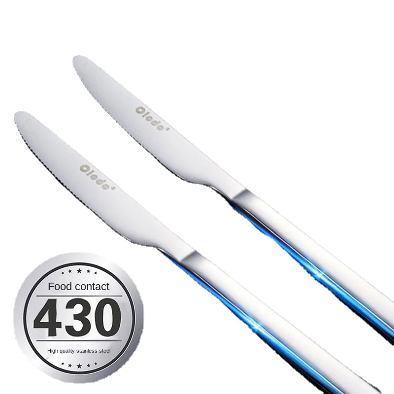 Stainless Steel Western Knives Steak Knife Toothed Dinner Knife Pork Chop Knife Western Food Knife and Fork Set Western Food
Stainless Steel Western Knives Steak Knife Toothed Dinner Knife Pork Chop Knife Western Food Knife and Fork Set Western Food