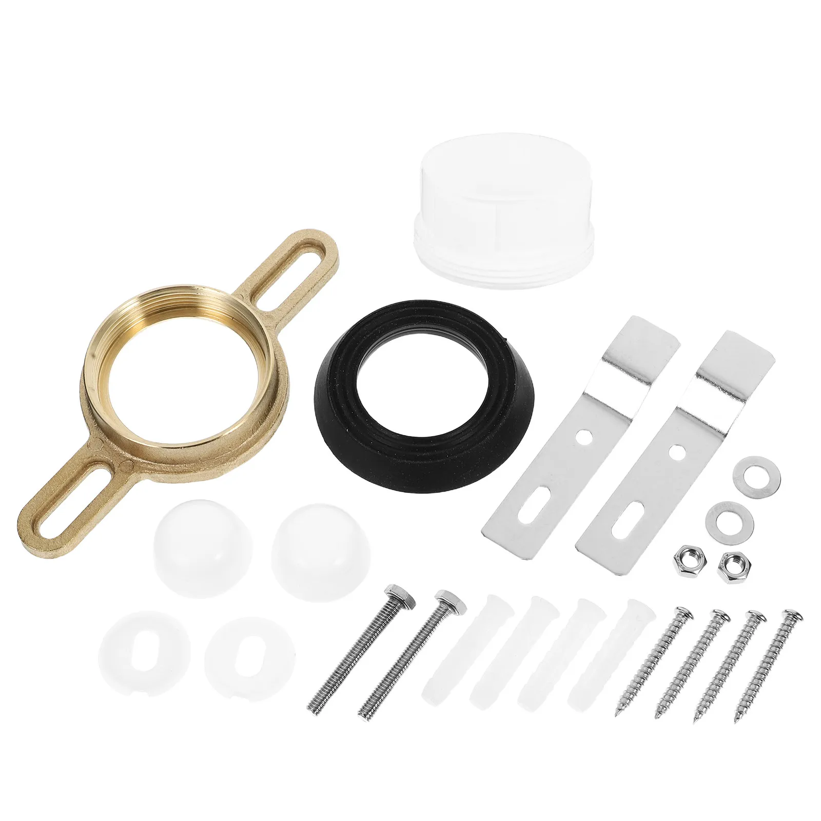 1Set Urinal Flange Connector Kit Toilet Installation Set Wall Gasket Sealing Repair Replacement Leakproof Accessories
1Set Urinal Flange Connector Kit Toilet Installation Set Wall Gasket Sealing Repair Replacement Leakproof Accessories