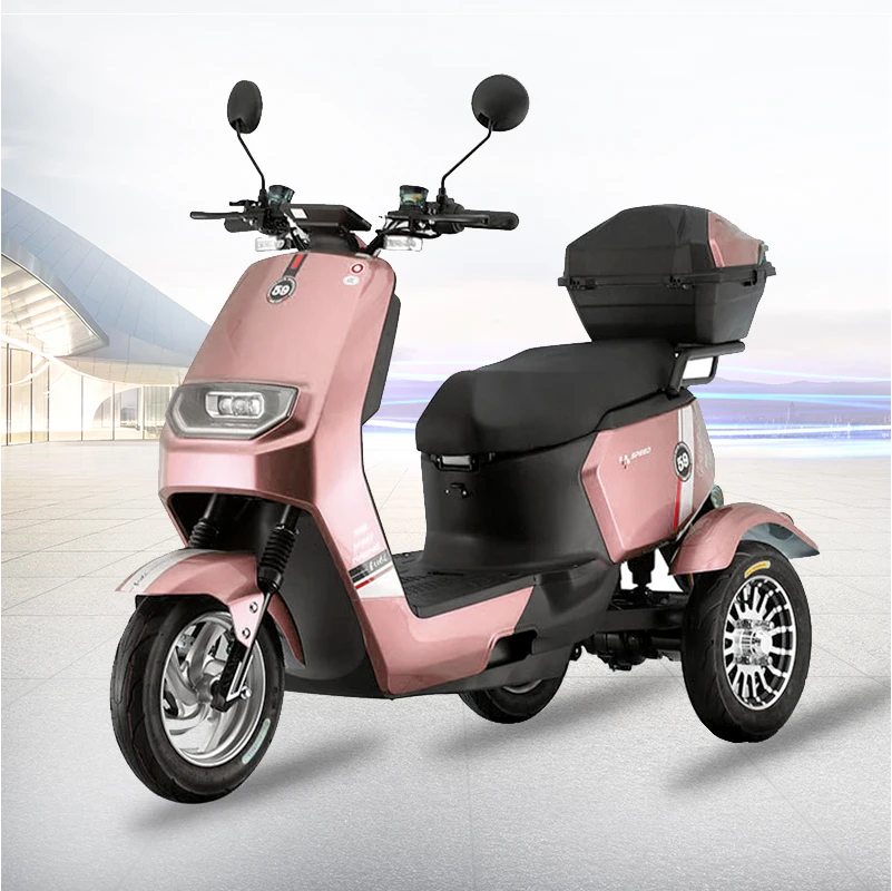 Factory Wholesale 3 Wheel Electric Bicycle Long Range 60V 20Ah Battery 1000W Electric Motorized Electric Tricycle for Adults
Factory Wholesale 3 Wheel Electric Bicycle Long Range 60V 20Ah Battery 1000W Electric Motorized Electric Tricycle for Adults