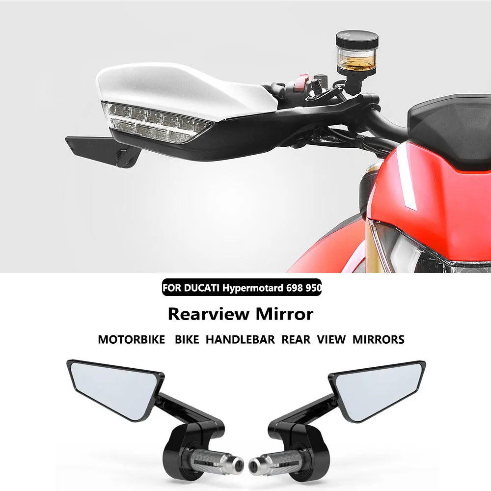 For Ducati Hypermotard 698 950 19-25 Motorcycle Rearview Mirrors Scooter Bar End Handlebar Mirror Rear View Mirror Accessories
For Ducati Hypermotard 698 950 19-25 Motorcycle Rearview Mirrors Scooter Bar End Handlebar Mirror Rear View Mirror Accessories