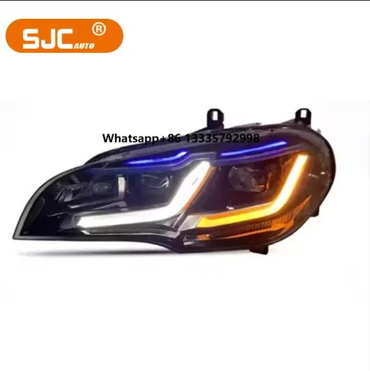 SJC Car Accessories for'BMW X5 E70 2007-2013 Modified Assembly LED Headlight High Low Beam Brake Reverse Lamps Plug and Play
SJC Car Accessories for'BMW X5 E70 2007-2013 Modified Assembly LED Headlight High Low Beam Brake Reverse Lamps Plug and Play