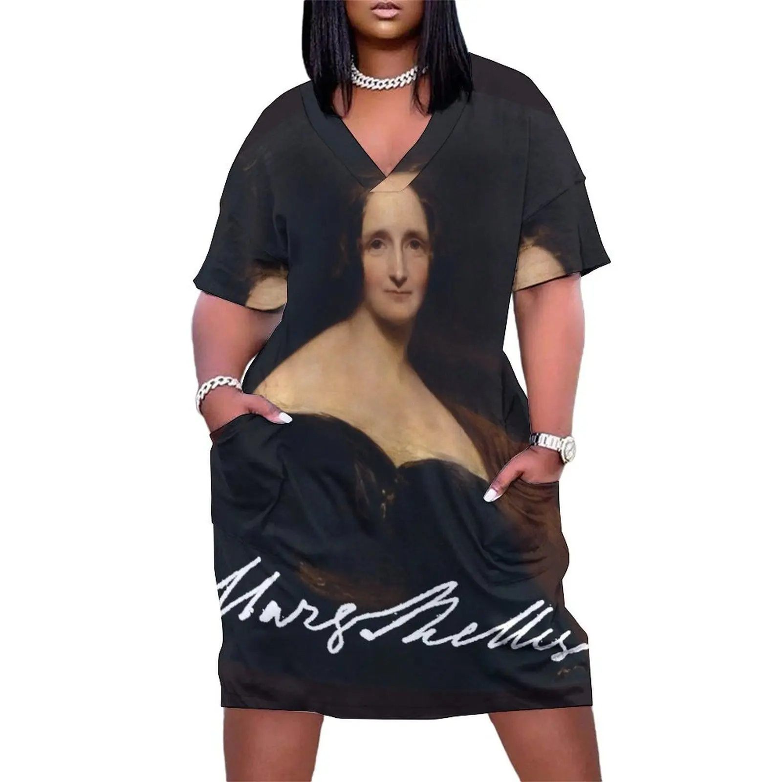 Mary Wollstonecraft Shelley - Romantic writer Loose Pocket Dress dress for women dress for women summer fairy
Mary Wollstonecraft Shelley - Romantic writer Loose Pocket Dress dress for women dress for women summer fairy