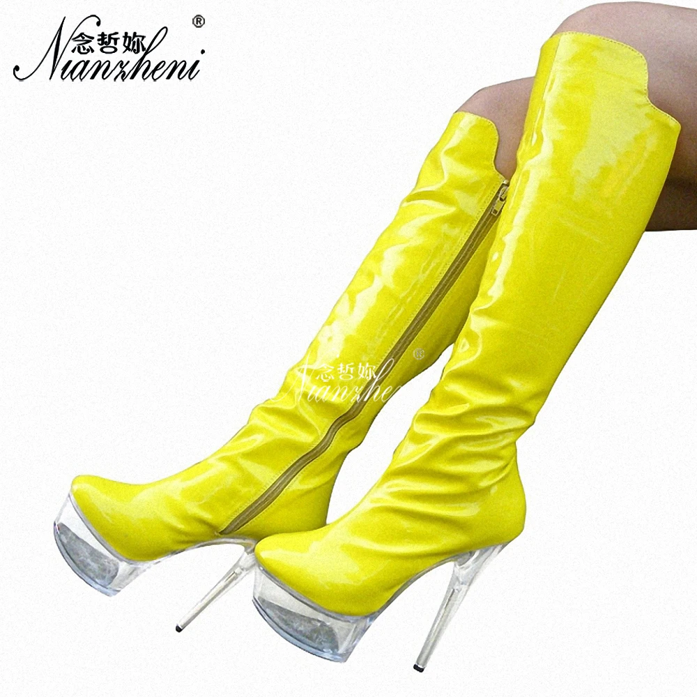 Stripper Exotic 6inch High Heels Pole Dance Shoes crystal 15cm the Knee Bootsg Combat Yellow Big Size cn46 cngladiator Platform
Stripper Exotic 6inch High Heels Pole Dance Shoes crystal 15cm the Knee Bootsg Combat Yellow Big Size cn46 cngladiator Platform