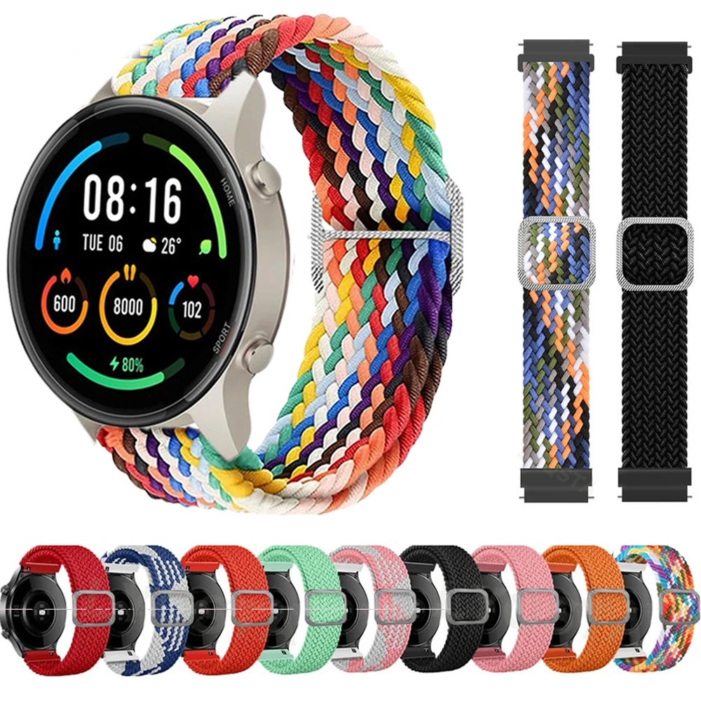 22mm Stretch Braid Nylon Watch Band for Xiaomi Mi Watch Color Sports Edition/ S1 Pro Strap Bracelet for Mi Watch Color 2 correa
22mm Stretch Braid Nylon Watch Band for Xiaomi Mi Watch Color Sports Edition/ S1 Pro Strap Bracelet for Mi Watch Color 2 correa
