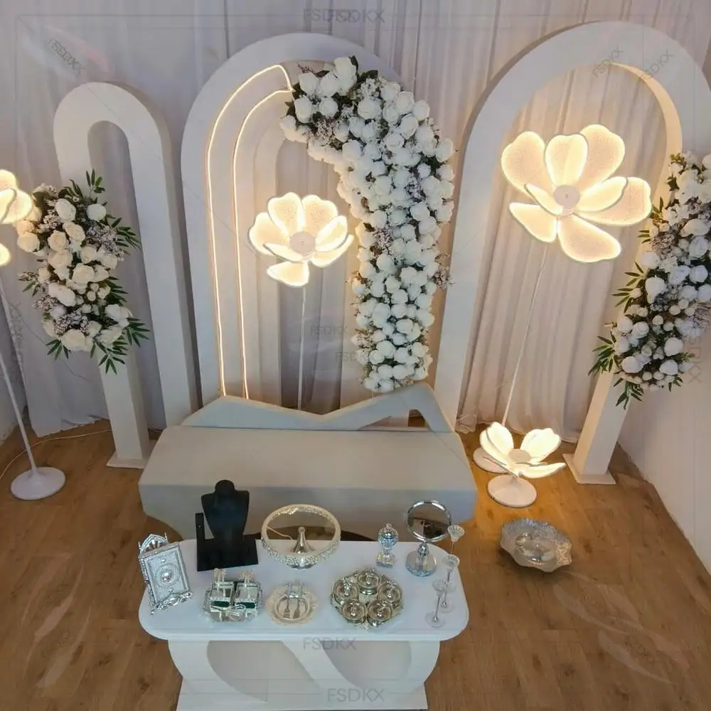 Modern Customized PVC Backdrop White Ripple Arch Baby Shower Birthday Party Backdrop Stage for Wedding Event Decorations
Modern Customized PVC Backdrop White Ripple Arch Baby Shower Birthday Party Backdrop Stage for Wedding Event Decorations