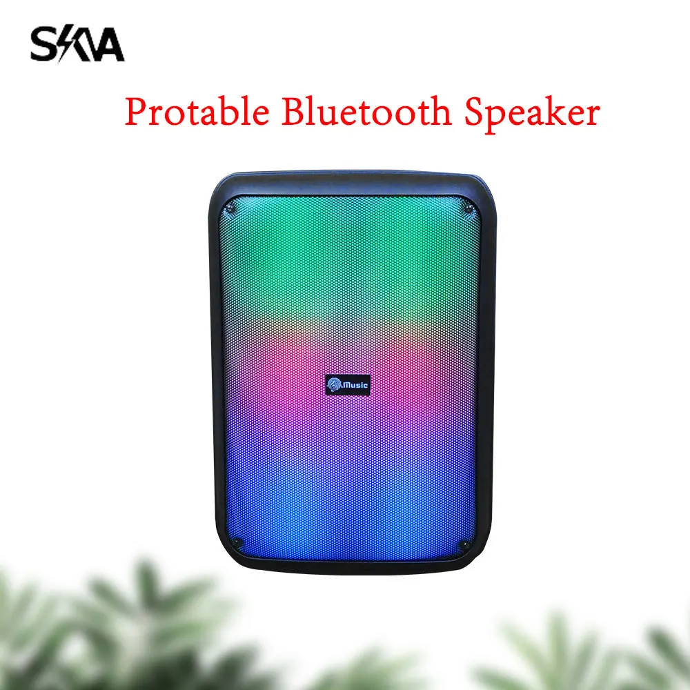 8.5 Inch Wireless Speakers Portable Bluetooth Stereo With Microphone LED Lights Consumer Electronics Sound Box for Party
8.5 Inch Wireless Speakers Portable Bluetooth Stereo With Microphone LED Lights Consumer Electronics Sound Box for Party