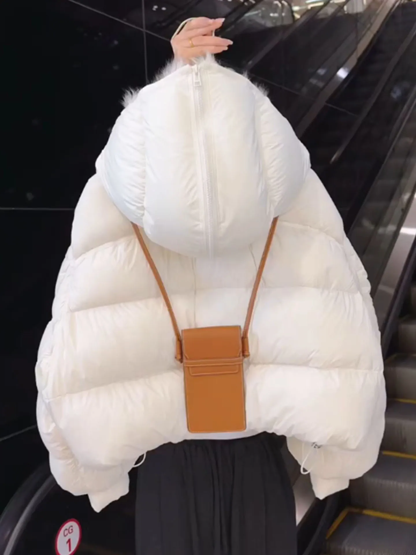 Корейская женская одежда ort Puffer Jaet молочно-белого цвета с капюшоном, теплая верхняя одежда, зима 202, Новое поступление, маленький размер, пушистая
Корейская женская одежда ort Puffer Jaet молочно-белого цвета с капюшоном, теплая верхняя одежда, зима 202, Новое поступление, маленький размер, пушистая