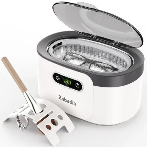600ml Ultrasonic Cleaner with Digital Timer for Jewelry, Glasses, Coins & Makeup Brushes
600ml Ultrasonic Cleaner with Digital Timer for Jewelry, Glasses, Coins & Makeup Brushes