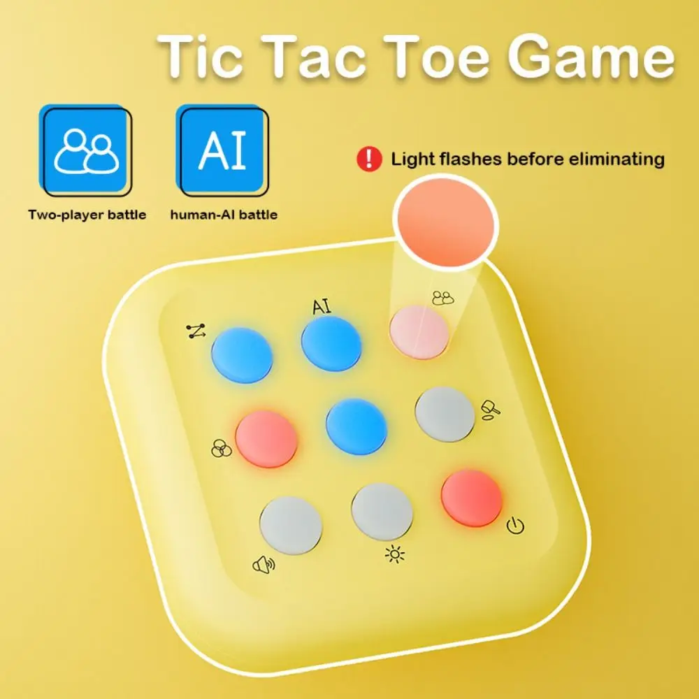 Electric Tic-Tac-Toe Handheld Game Montessori Memory Growth Handheld Puzzle Game Console Thinking Exercise Multifunctional
Electric Tic-Tac-Toe Handheld Game Montessori Memory Growth Handheld Puzzle Game Console Thinking Exercise Multifunctional