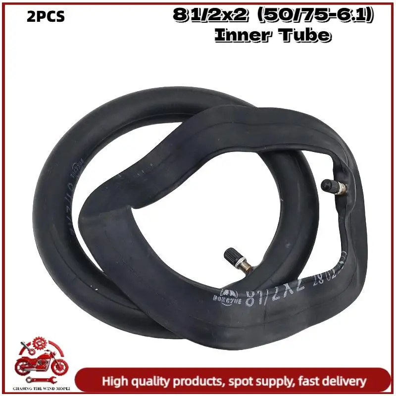 2Pcs 8 1/2 x 2(50/75-6.1) straight stem valve inner tube, for 8 1/2x2 8.5x2.0 Xiaomi M365/Pro 2/1s electric scooter tire inner tube
2Pcs 8 1/2 x 2(50/75-6.1) straight stem valve inner tube, for 8 1/2x2 8.5x2.0 Xiaomi M365/Pro 2/1s electric scooter tire inner tube