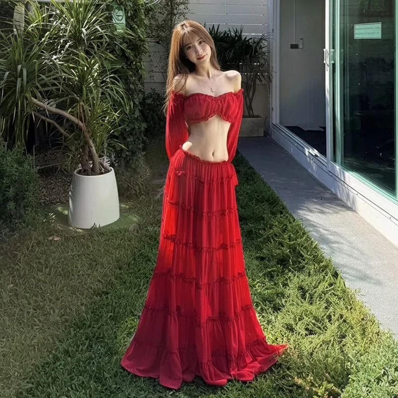 Swimsuit Women's Beach Vacation French Pure Desire Spicy Girl One Shoulder Lotus Leaf Edge Bikini Two-piece Set Hot Spring
Swimsuit Women's Beach Vacation French Pure Desire Spicy Girl One Shoulder Lotus Leaf Edge Bikini Two-piece Set Hot Spring
