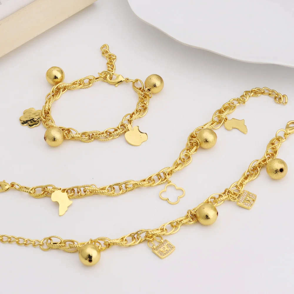 France Trendy Stainless Steel Women Jewelry Gold Color Animal Flower Pendant Chain Bracelet For Africa Wedding Party Gift Daliy
France Trendy Stainless Steel Women Jewelry Gold Color Animal Flower Pendant Chain Bracelet For Africa Wedding Party Gift Daliy