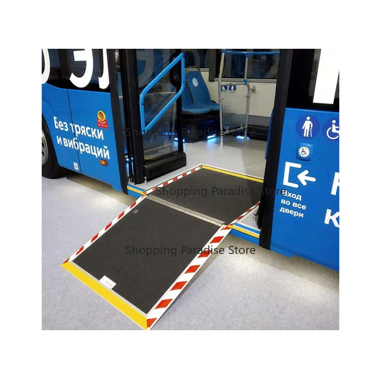 Anti-slip Manual Folding Bus Wheel Chair Ramp