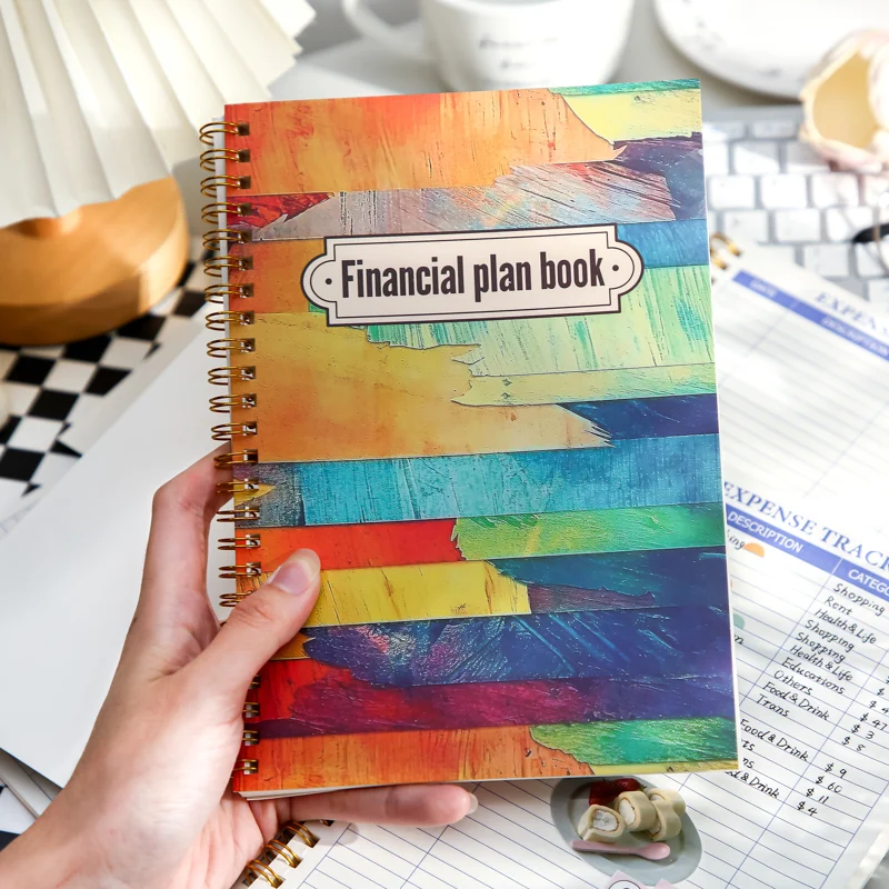 Financial Plan Book Notebook Practical Notebook Expense Tracker for Note-taking & Budget 104 sheets F7752
Financial Plan Book Notebook Practical Notebook Expense Tracker for Note-taking & Budget 104 sheets F7752