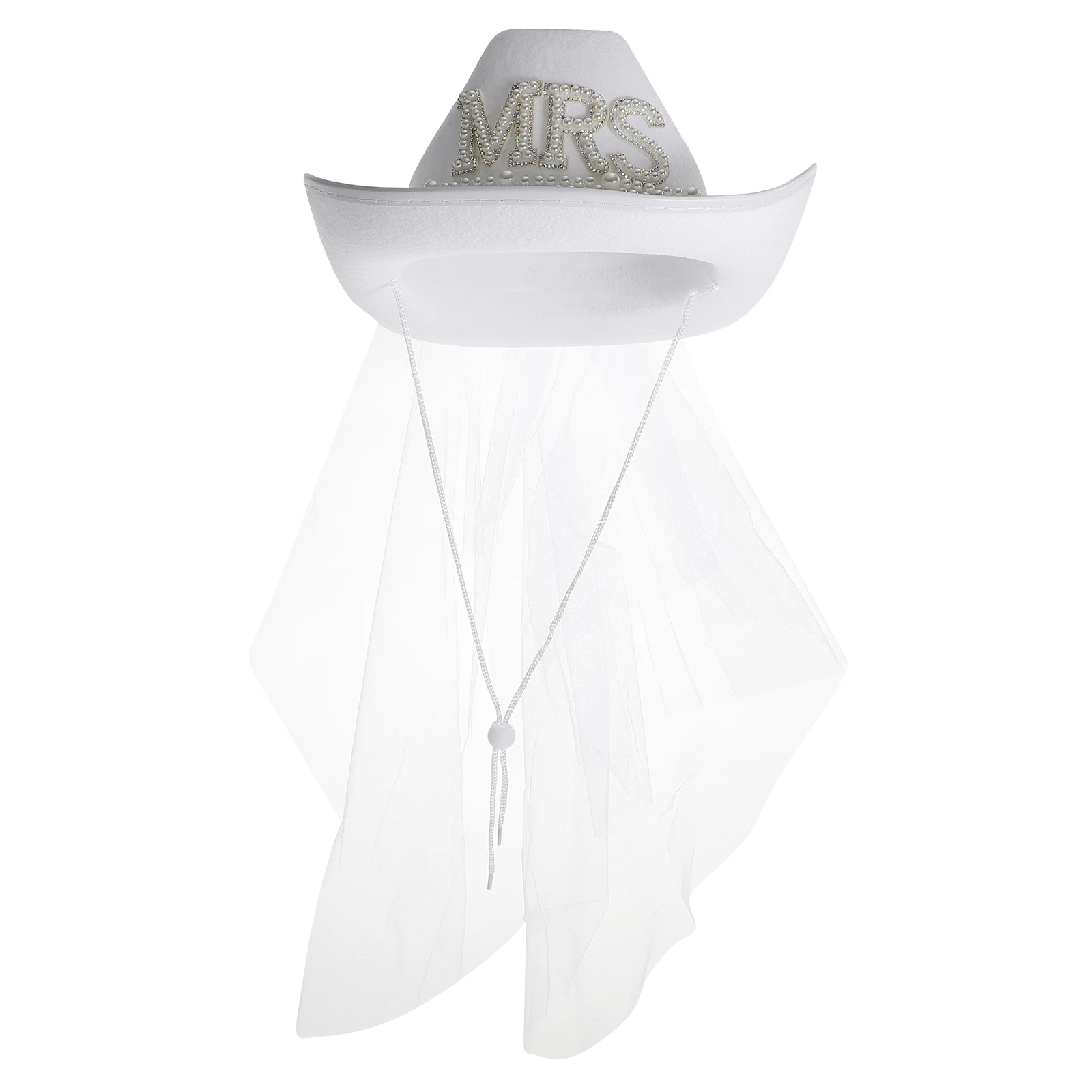 Bridal Hat Pearls White Cowgirl Hat Bride Cowboy Hats Women Eye-catching Veil Bachelorette Party Elegant Wedding Accessories
Bridal Hat Pearls White Cowgirl Hat Bride Cowboy Hats Women Eye-catching Veil Bachelorette Party Elegant Wedding Accessories
