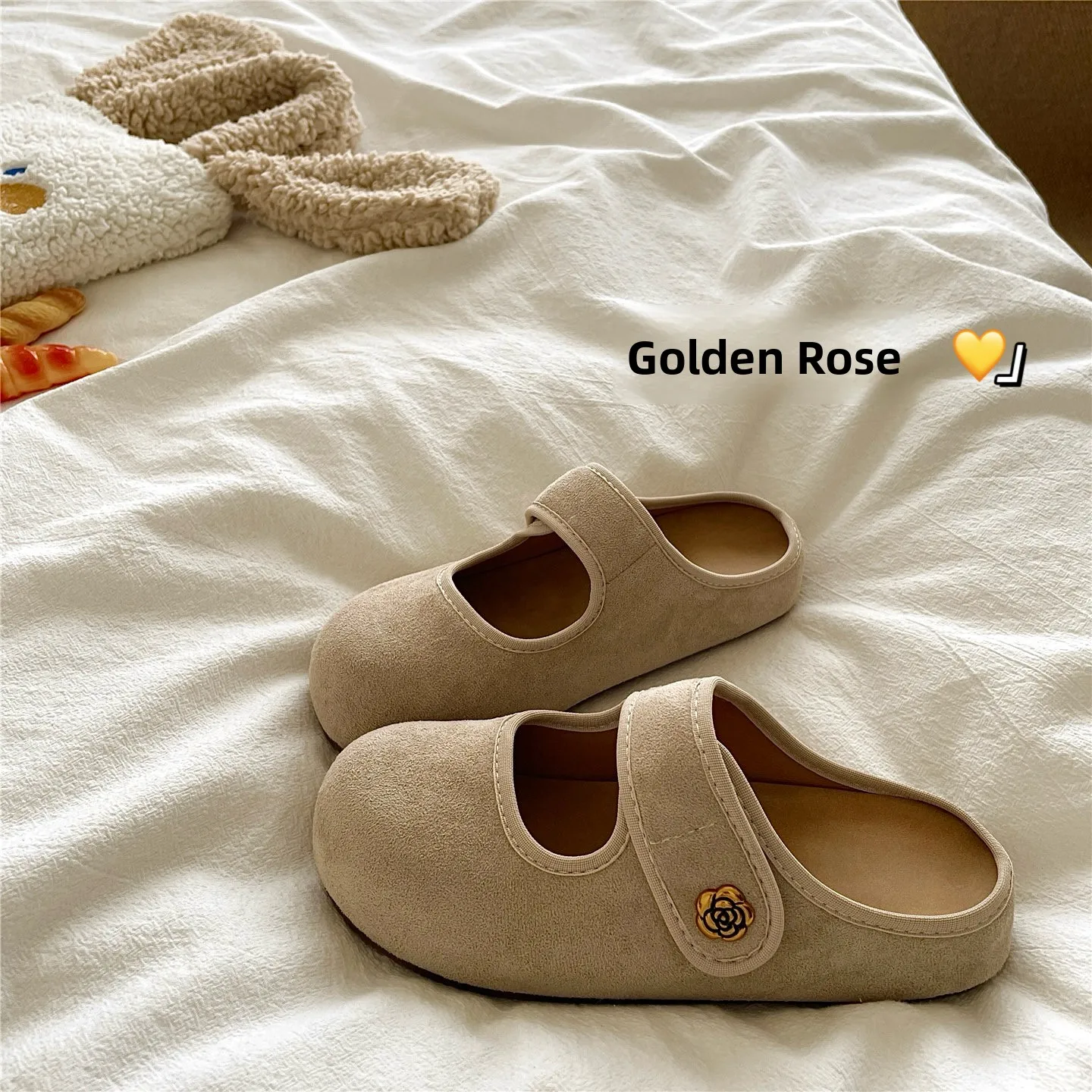 Romantic Ins Style Gold Rose Embellished Slip-On Women's Sandals Open-Toe Outdoor Wearable Flats Breathable Comfortable Summe...
Romantic Ins Style Gold Rose Embellished Slip-On Women's Sandals Open-Toe Outdoor Wearable Flats Breathable Comfortable Summe...
