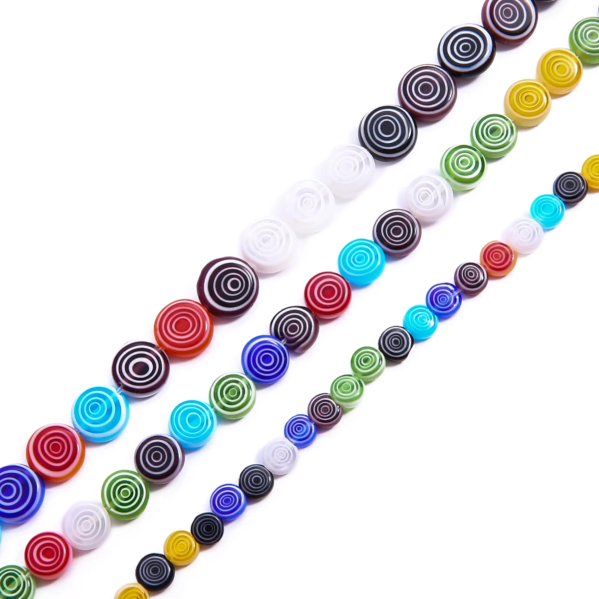 6 8 10 12mm Doughnut Lampwork Beads Flat Round Glazed Glass Beads For Jewelry Making Bracelets Necklace Craft Diy Accessories
6 8 10 12mm Doughnut Lampwork Beads Flat Round Glazed Glass Beads For Jewelry Making Bracelets Necklace Craft Diy Accessories