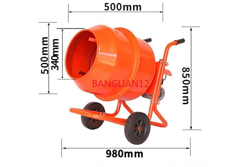 220V 2.5KW Mixer Electric construction site hand push small drum mixer
220V 2.5KW Mixer Electric construction site hand push small drum mixer