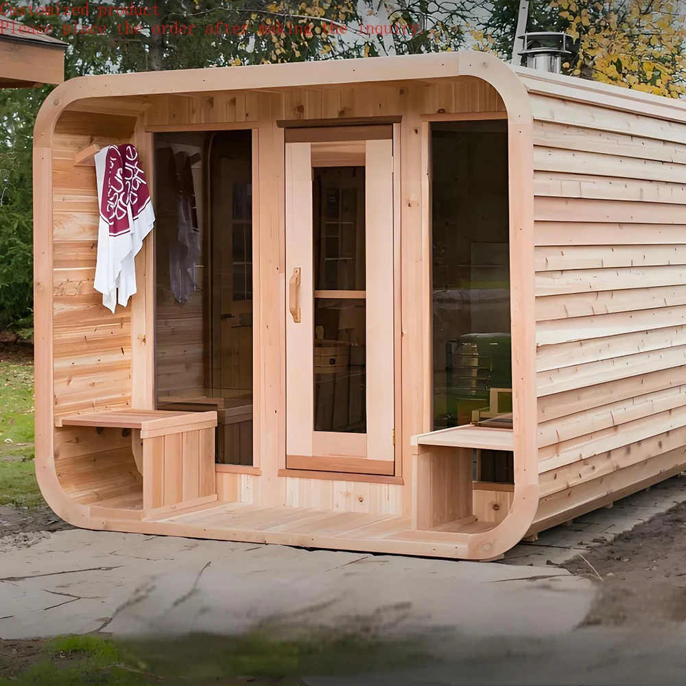 Customization.Hotel-style Outdoor Sauna Room, with Professional Quality, Creating a Luxurious Sauna Experience.
Customization.Hotel-style Outdoor Sauna Room, with Professional Quality, Creating a Luxurious Sauna Experience.
