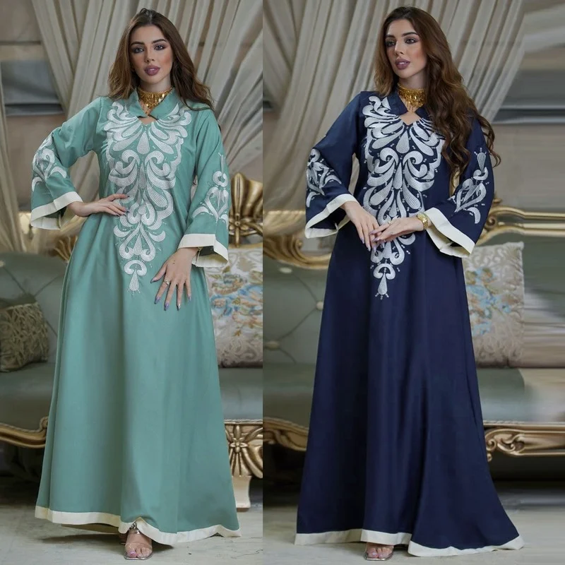 2025 NEW Vestido Solid Colorh Abayas Women Dubai Turkish American European Clothing Patchwork Embroidery Dress Muslim Fashion
2025 NEW Vestido Solid Colorh Abayas Women Dubai Turkish American European Clothing Patchwork Embroidery Dress Muslim Fashion