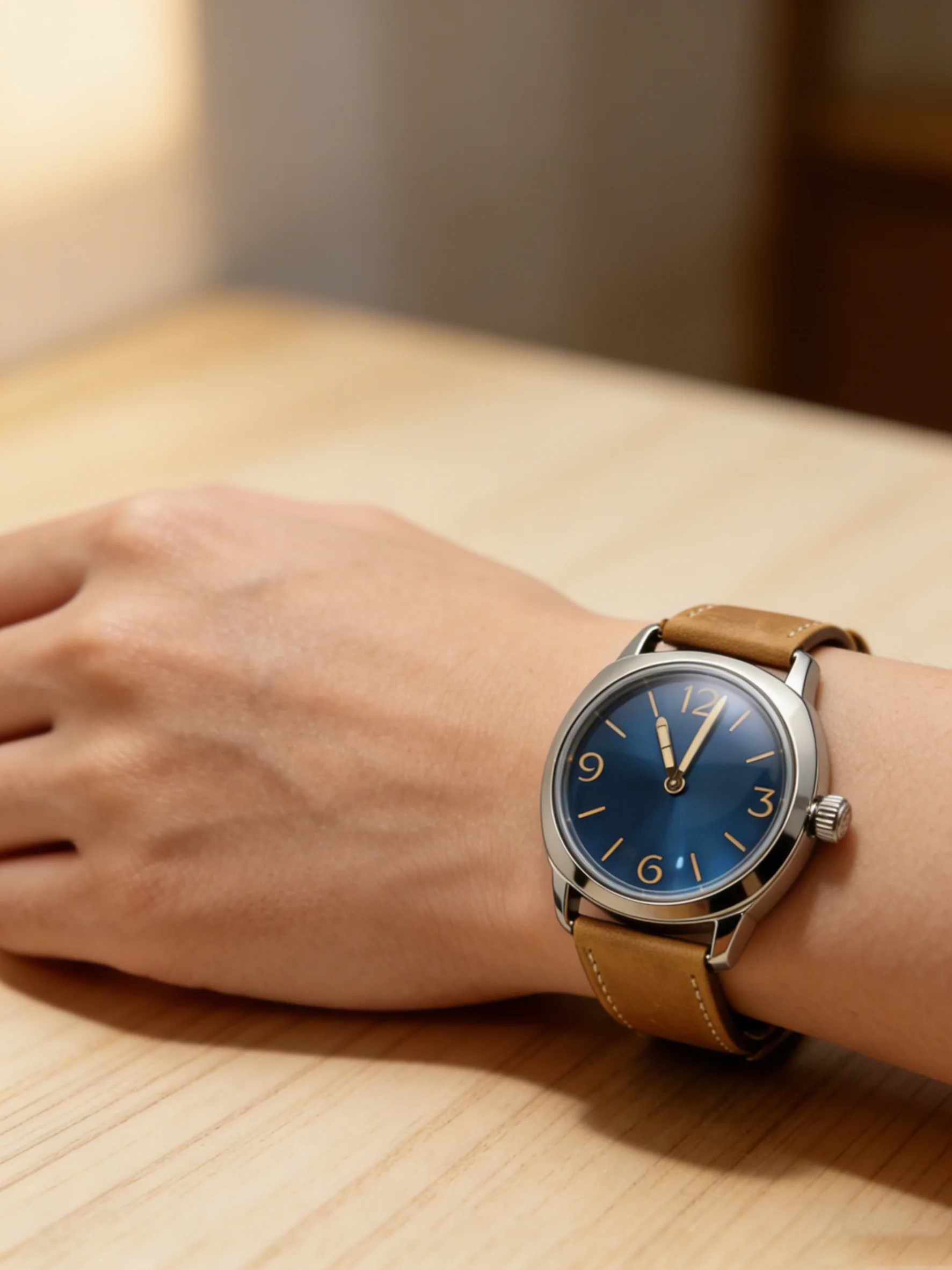 New Arrival Parnsrpe ST3600 Men's Automatic Watch Vintage Dress Blue Dial Gold Hands Waterproof Mechanical Watch Gift for Men
New Arrival Parnsrpe ST3600 Men's Automatic Watch Vintage Dress Blue Dial Gold Hands Waterproof Mechanical Watch Gift for Men
