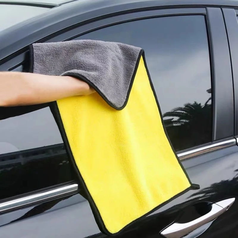 Double Sides Car Microfiber Cloths Super Absorbent Washing Drying Cleaning Towels Auto Detailing Towel Rags Clean Tool
Double Sides Car Microfiber Cloths Super Absorbent Washing Drying Cleaning Towels Auto Detailing Towel Rags Clean Tool