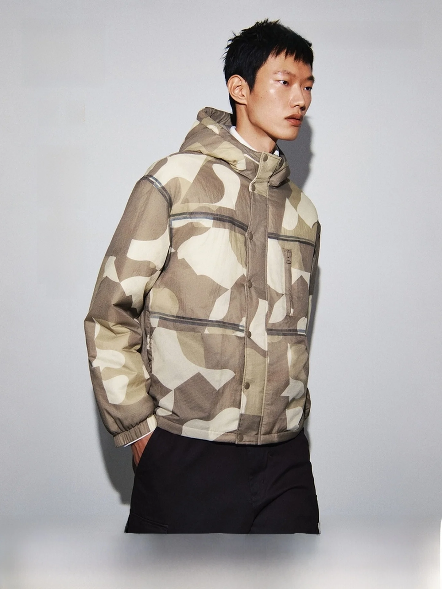 H&M Men's Nylon Jaet Hooded Stand Collar Cotton Coat Winter Outerwear Casual Loose Fit Regular Length Daily Wear
H&M Men's Nylon Jaet Hooded Stand Collar Cotton Coat Winter Outerwear Casual Loose Fit Regular Length Daily Wear