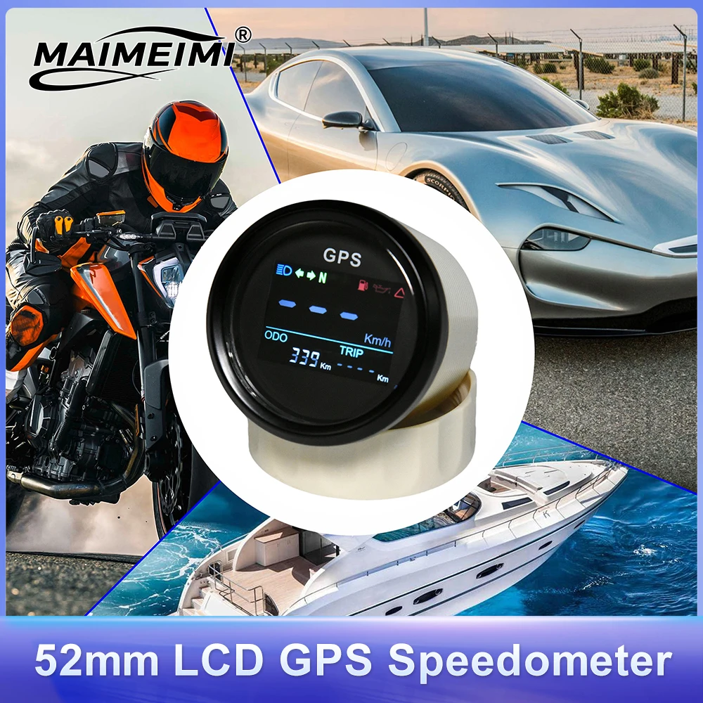 Универсальный цифровой GPS-спидометр 52 мм, водонепроницаемый одометр, счетчик пробега для авто, мотоциклов, лодок, яхт, квадроциклов, UTV, морского транспорта 12В/24В
Универсальный цифровой GPS-спидометр 52 мм, водонепроницаемый одометр, счетчик пробега для авто, мотоциклов, лодок, яхт, квадроциклов, UTV, морского транспорта 12В/24В