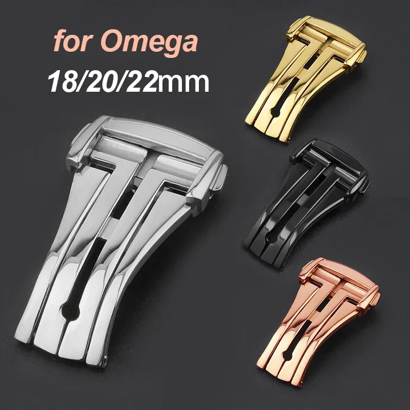 Metal Folding Buckles for Omega 16mm 18mm 20mm Stainless Steel Buckle Leather Rubber Watchband Clasp Polished Deployment Clasps
Metal Folding Buckles for Omega 16mm 18mm 20mm Stainless Steel Buckle Leather Rubber Watchband Clasp Polished Deployment Clasps