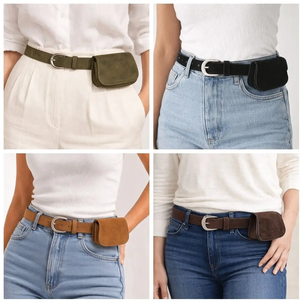 Fashion Korean Style Suede Waist Belt Bag Retro Vintage Waist Bag Leather Belt PU Leather Trouser Decoration Belt Purse Lady
Fashion Korean Style Suede Waist Belt Bag Retro Vintage Waist Bag Leather Belt PU Leather Trouser Decoration Belt Purse Lady