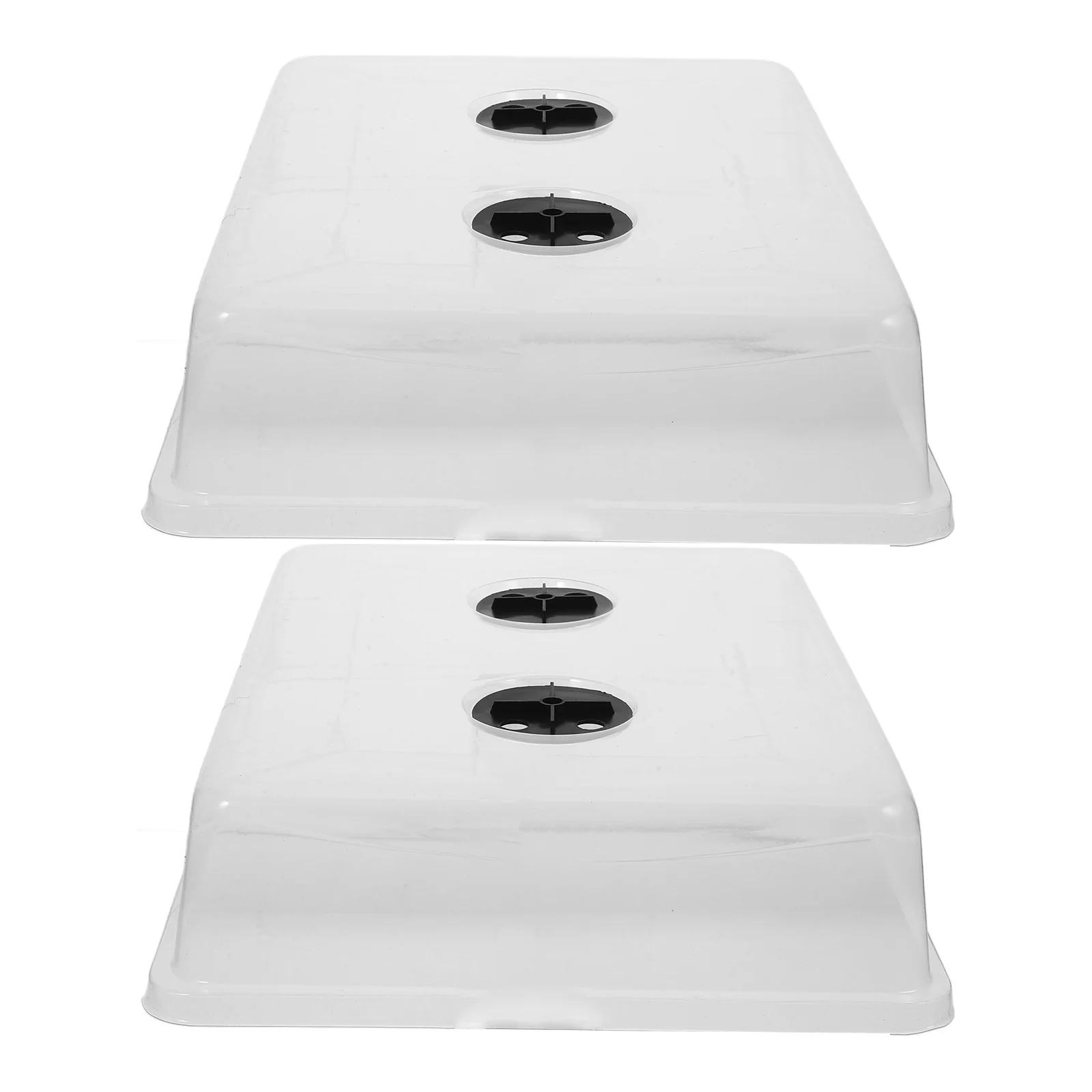 2Pcs Nursery Pot Lid Domes Transparent Seedling Cover Moisturizing Heat Preservation Plant Growth Gardening Accessories Reusable
2Pcs Nursery Pot Lid Domes Transparent Seedling Cover Moisturizing Heat Preservation Plant Growth Gardening Accessories Reusable