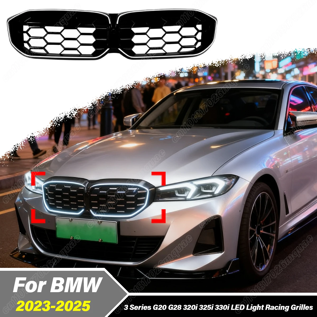 For BMW 3 Series G20 G28 320i 325i 330i M Sport 2023 2024 2025 Automobile Front Air Intake Grille Heat Dissipation Accessories
For BMW 3 Series G20 G28 320i 325i 330i M Sport 2023 2024 2025 Automobile Front Air Intake Grille Heat Dissipation Accessories