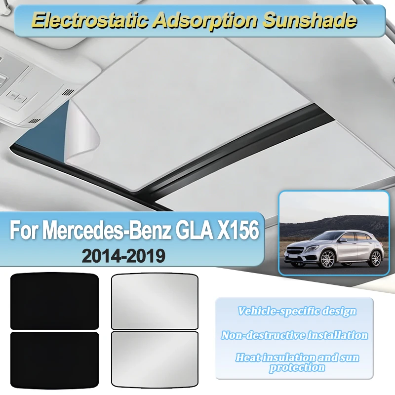 Sunroof For Mercedes-Benz GLA X156 2014~2019 Roof Electrostatic Sunshade Adsorption Sunshades Skylight Shading Parts Accessories
Sunroof For Mercedes-Benz GLA X156 2014~2019 Roof Electrostatic Sunshade Adsorption Sunshades Skylight Shading Parts Accessories