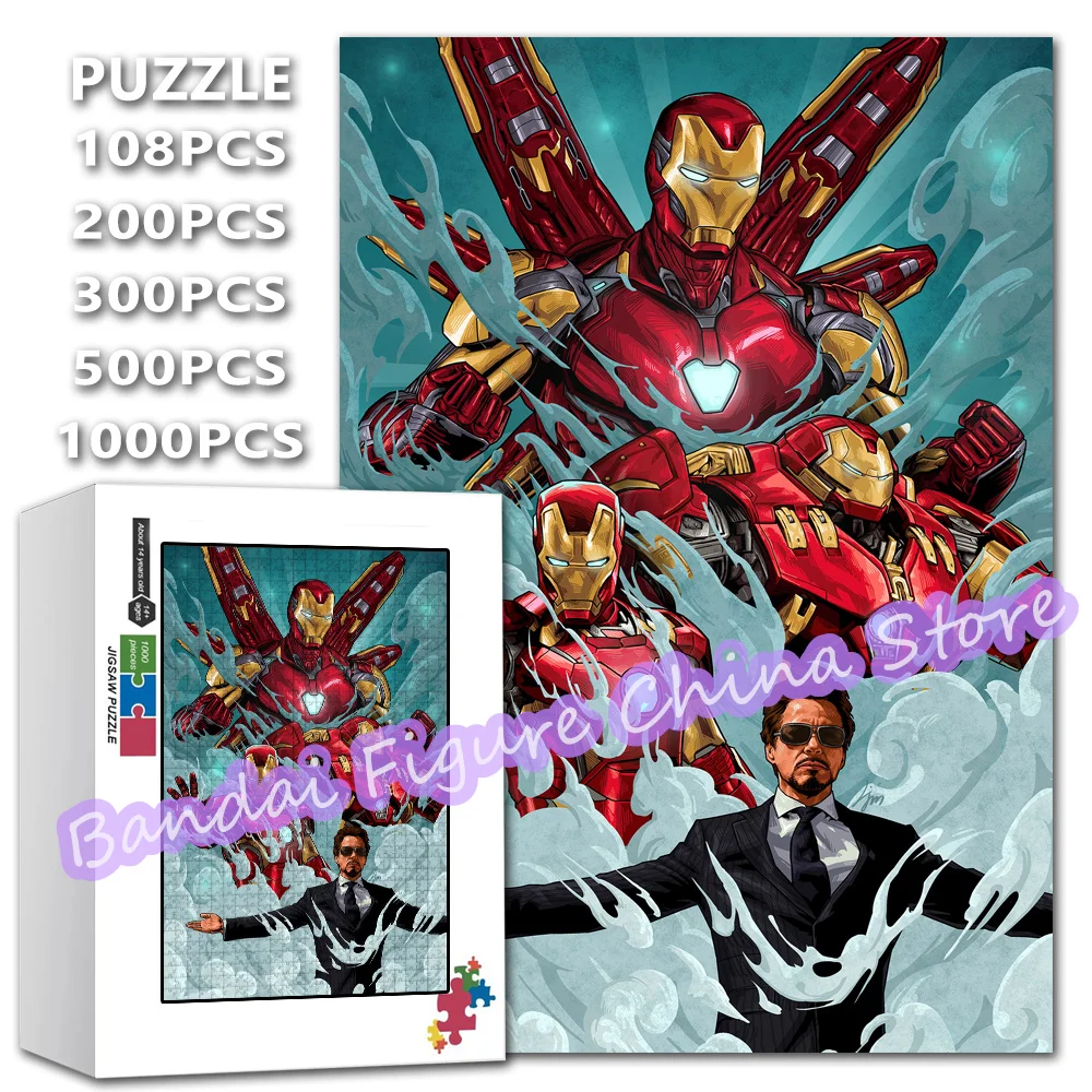 Disney Superhero Decompress Puzzle Iron Man Tony Stark Cartoon Print 108/200/300/500/1000 Pieces Jigsaw Puzzles
Disney Superhero Decompress Puzzle Iron Man Tony Stark Cartoon Print 108/200/300/500/1000 Pieces Jigsaw Puzzles