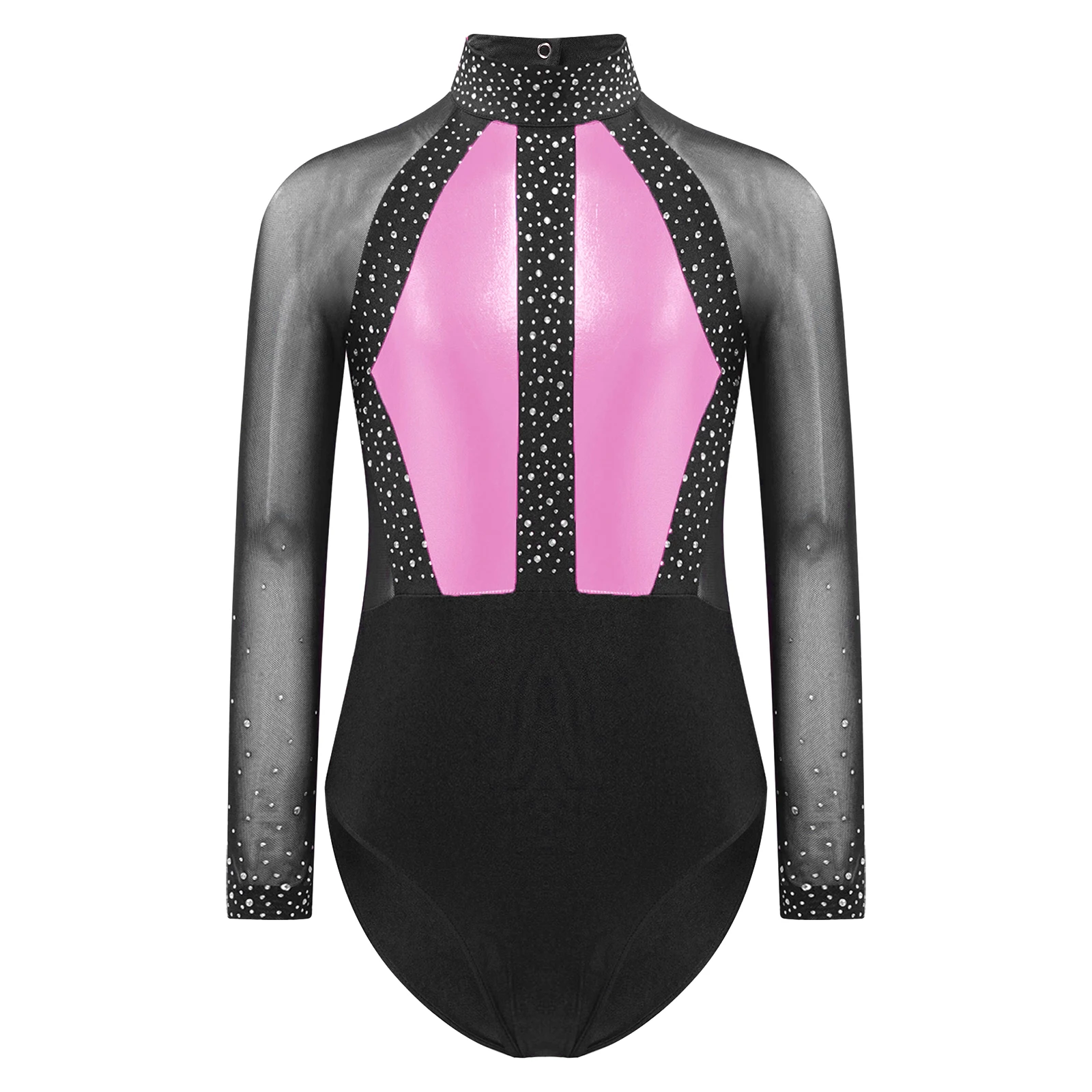 Kids Girls Shiny Rhinestones Ballet Unitards Dance Cpsti,e Mesh Patchwork Biketards Jumpsuit Gymnastics Figure Skating Clothings
Kids Girls Shiny Rhinestones Ballet Unitards Dance Cpsti,e Mesh Patchwork Biketards Jumpsuit Gymnastics Figure Skating Clothings