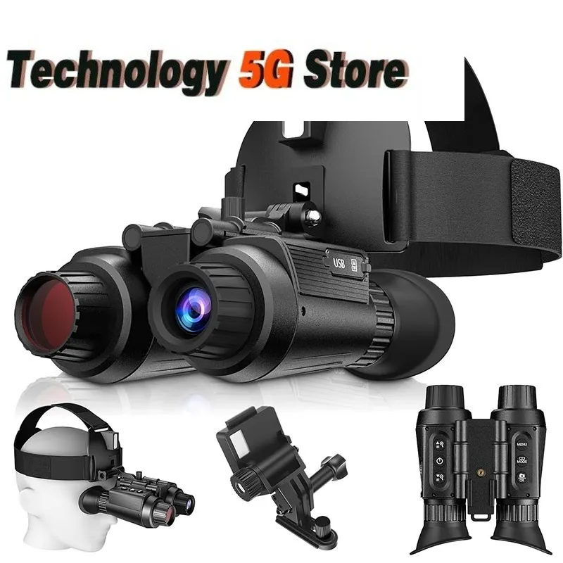 NV8310 Naked-eye 3D Head-mounted Binocular Portable Night Vision Device Built-in Dual 1.4-inch 390x390 TFT Inner Screen
NV8310 Naked-eye 3D Head-mounted Binocular Portable Night Vision Device Built-in Dual 1.4-inch 390x390 TFT Inner Screen