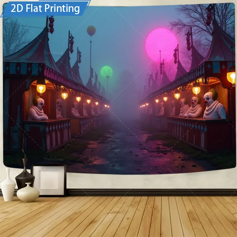 1шт настенный гобелен "Цирковой клоун Лейн 2D плоский гобелен с принтом-Жуткий карнавальный декор сцены"
1шт настенный гобелен "Цирковой клоун Лейн 2D плоский гобелен с принтом-Жуткий карнавальный декор сцены"
