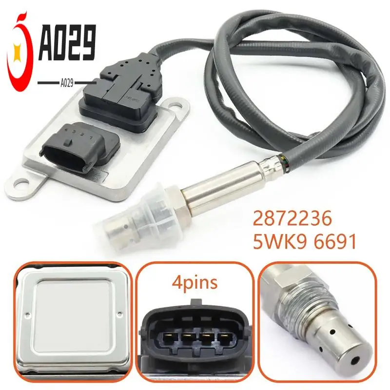 A029-Nitrogen Oxygen Sensor 5WK96691A 2894944RX 2894944 For Cummins ISB ISX Freightliner Cascadia Columbia Coronado 15.0L
A029-Nitrogen Oxygen Sensor 5WK96691A 2894944RX 2894944 For Cummins ISB ISX Freightliner Cascadia Columbia Coronado 15.0L