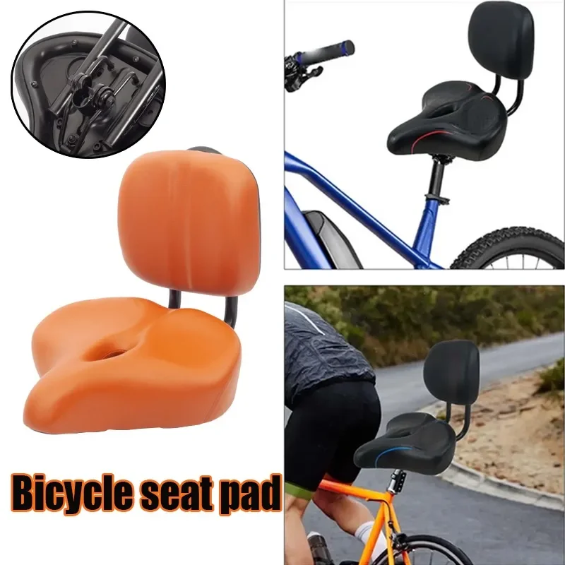 Electric Bicycle Seat Cushion With Backrest Saddle Big Comfort Cushion For Tricycle Fitness Bike Ergonomic Wide Seat Pad
Electric Bicycle Seat Cushion With Backrest Saddle Big Comfort Cushion For Tricycle Fitness Bike Ergonomic Wide Seat Pad