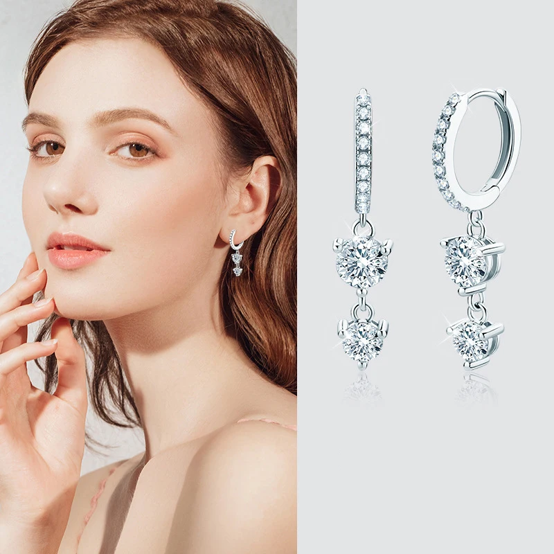 Классические серьги-кольца из стерлингового серебра 25, с муассанитом и кисточками, женские свадебные украшения, модные ювелирные изделия, подарок, сертификат
Классические серьги-кольца из стерлингового серебра 25, с муассанитом и кисточками, женские свадебные украшения, модные ювелирные изделия, подарок, сертификат