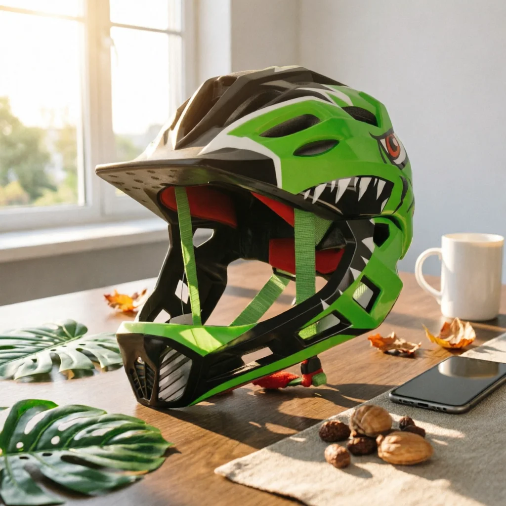 Kids Full Face Helmet EPS Foam Full-Face Riding Helmet Head Protection Chin Strap Sports Gear Lightweight
Kids Full Face Helmet EPS Foam Full-Face Riding Helmet Head Protection Chin Strap Sports Gear Lightweight