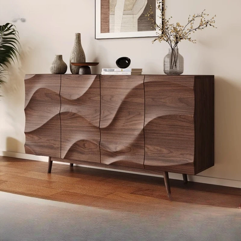 PYJ medieval style walnut retro new middle living room storage side cabinet
PYJ medieval style walnut retro new middle living room storage side cabinet