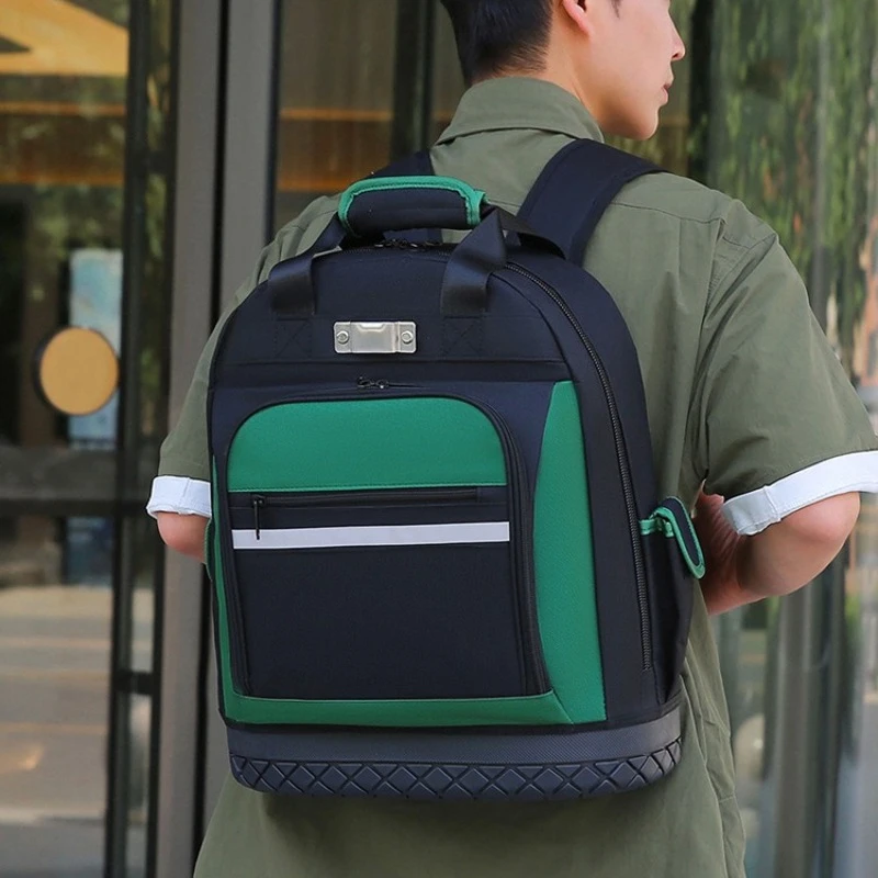 Thickened Tool Backpack Men Durable Oxford Fabric Multifunctional Repair Electrician Backpack
Thickened Tool Backpack Men Durable Oxford Fabric Multifunctional Repair Electrician Backpack