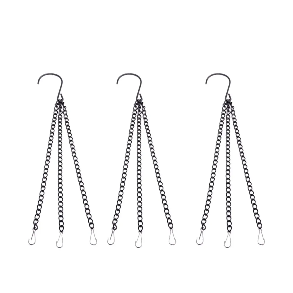 3 Pcs Metal Hanging Basket Chain Durable Small Flowerpot Hooks for Plant Pots Decor Accessories Thick Design Easy Install
3 Pcs Metal Hanging Basket Chain Durable Small Flowerpot Hooks for Plant Pots Decor Accessories Thick Design Easy Install