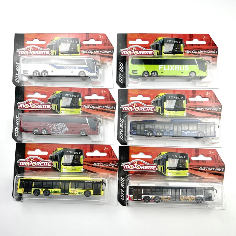 Majorette 1:64 CITY BUS MAN LION'S CITY C coach L police Die-cast Model Collection Toy Vehicles
Majorette 1:64 CITY BUS MAN LION'S CITY C coach L police Die-cast Model Collection Toy Vehicles