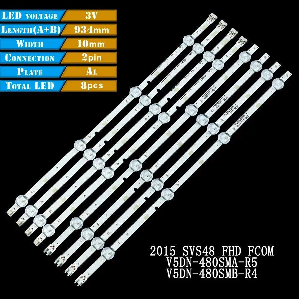 5 Set LED Backlight TV Strip For Samsung 2015 SVS48 FHD V5DN-480SMA-R5 UA48J5000 UE48J5000AU UE48J5200 UN48J5000 UN48J5200
5 Set LED Backlight TV Strip For Samsung 2015 SVS48 FHD V5DN-480SMA-R5 UA48J5000 UE48J5000AU UE48J5200 UN48J5000 UN48J5200