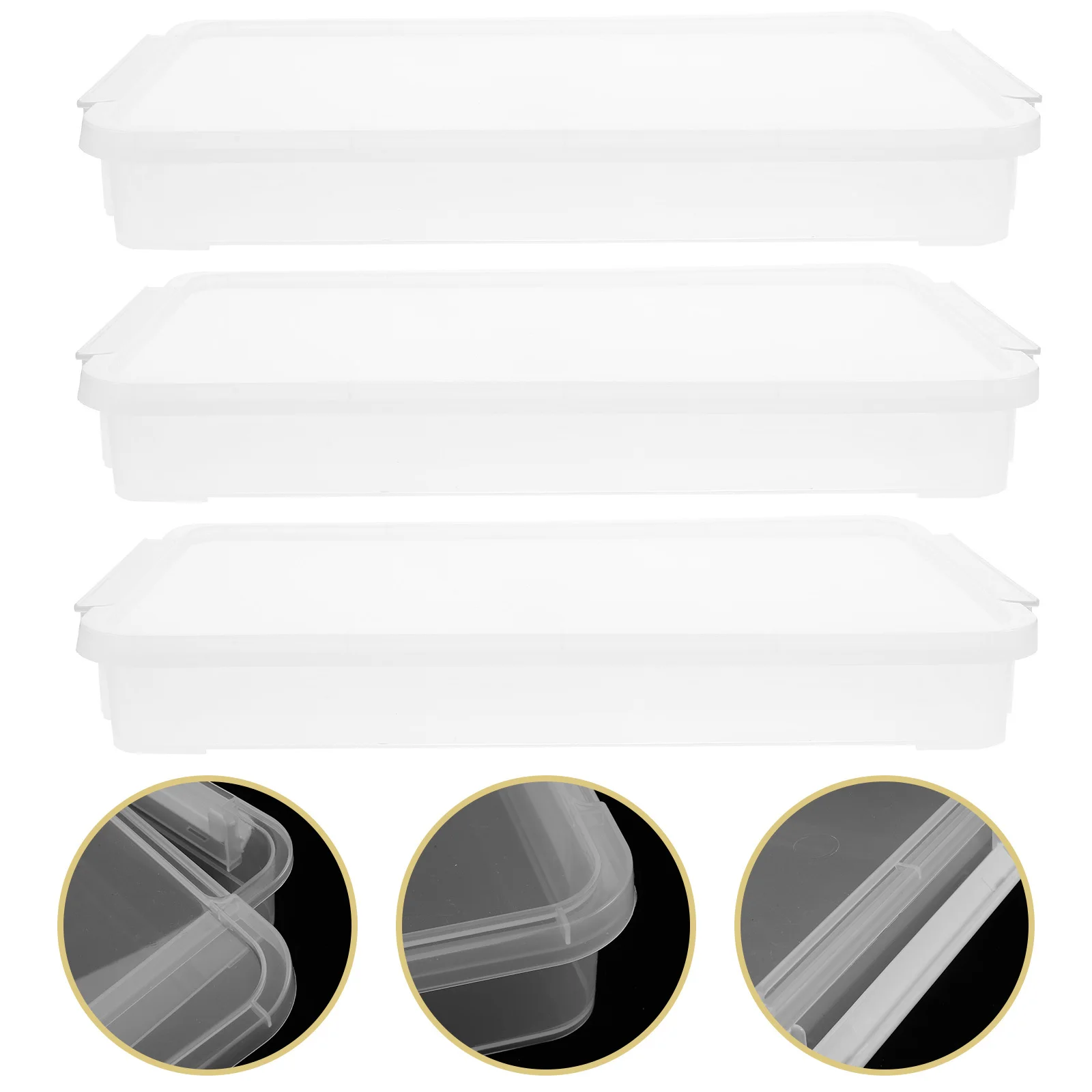 3 Pcs Photo Storage Box Containers Case Boxes File Photograph Plastic Cases Portable Holder Office Flat Organizer
3 Pcs Photo Storage Box Containers Case Boxes File Photograph Plastic Cases Portable Holder Office Flat Organizer