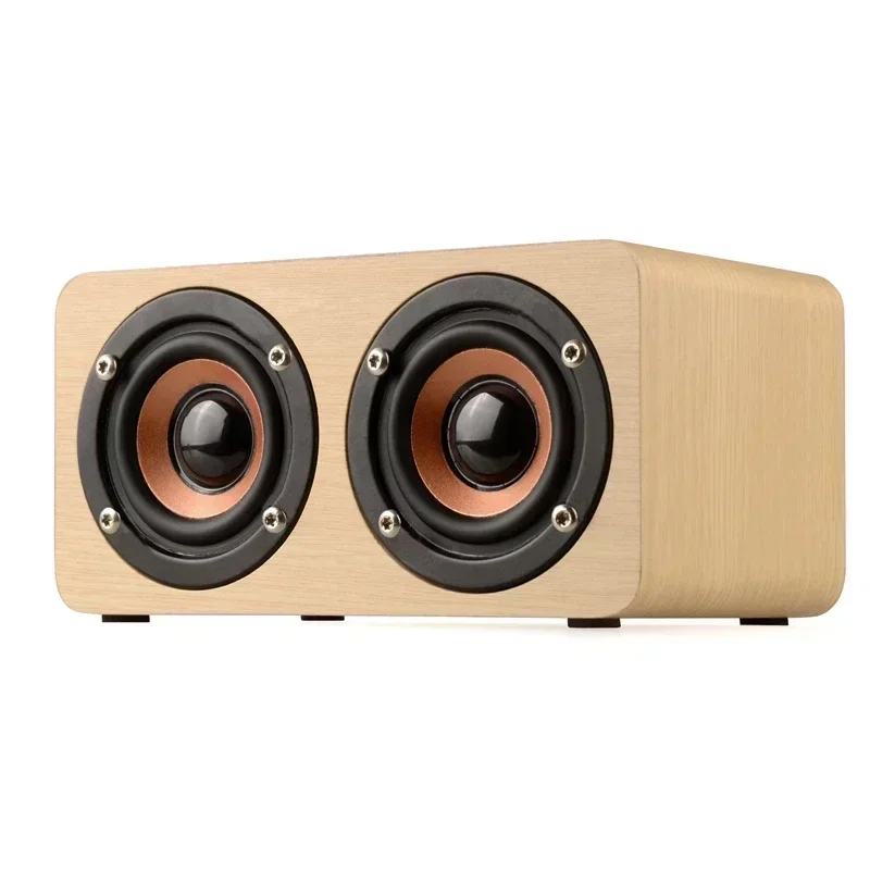 Portable Wooden Bluetooth Speaker HIFI Stereo Sound Handcrafted Retro Wireless Loudspeaker With MIC TF
Portable Wooden Bluetooth Speaker HIFI Stereo Sound Handcrafted Retro Wireless Loudspeaker With MIC TF